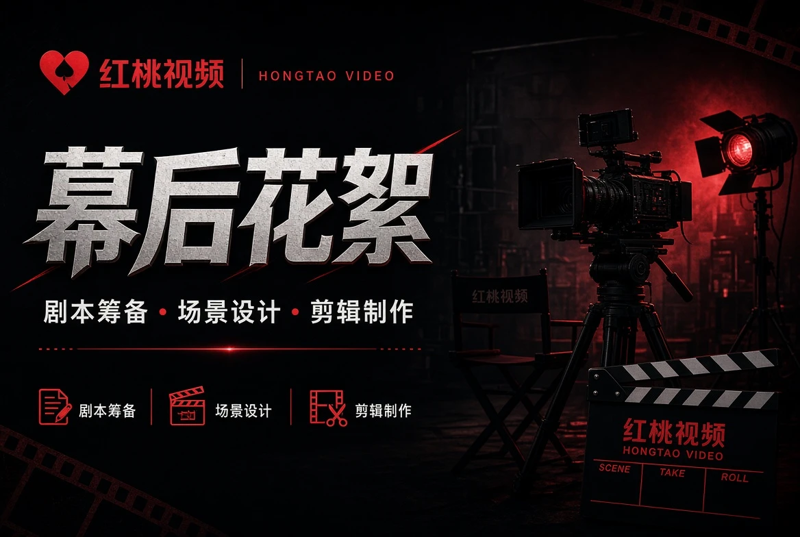 红桃视频幕后制作画面